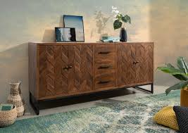 Sideboard Mango 183x46x86 Braun Lackiert Stilmobel 106 Dekor Sideboard Haus Deko