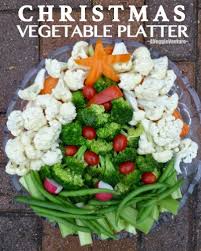 Essential sides for christmas dinner. Christmas Tree Vegetable Platter