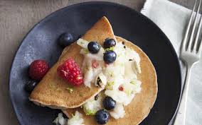 Scopri la ricetta pancake per. Ricetta Pancake Light Con Farina Di Farro E Latte Di Mandorla Cook