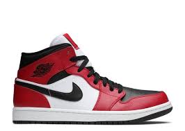 Air Jordan 1 Mid Chicago Black Toe Air Jordan 554724 069 Black Gym Red White In 2020 Air Jordans Nike Air Shoes Air Jordan Sneakers