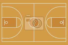 Eine moderne jugendherberge mit atrium und direkter nähe zum stadtpark mit vielen freizeitmöglichkeiten und nur wenige schritte entfernt von der innenstadt und dem bahnhof. Flache Basketballfeld Draufsicht Auf Basketballplatz Mit Linienschablone Leinwandbilder Bilder Pitch Reifen Overhead Myloview De