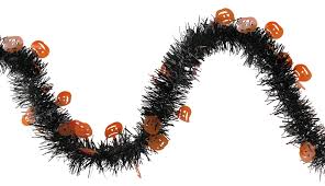 Последние твиты от tinsel (@tinselwear). Northlight 50 Black With Orange Jack O Lanterns Halloween Tinsel Garland Unlit