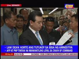 Via latin from greek amnēstia 'forgetfulness'. Dzmm Teleradyo V Twitter Katrinadomingo Trillanes Sa Paglabas Sa Senado I Will Have To Ask My Lawyers If This Threat Of An Illegal Arrest Is No Longer There Trillanesamnesty Via Katrinadomingo