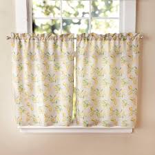 24 inch, 30 inch and 36 inch curtains. Lakeside Lakeside Lemon Twist Half Window Curtain Tier Set 2 Pieces Target