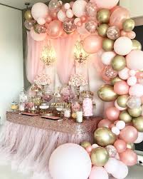 25th Birthday Decoration Ideas For Her Bizzie Bee Creations On Instagram Candy Dessert Table For Hanagiraldo 25th Birthday By Bizz In 2020 Rose Gold Party Baby Shower Princess Girl Birthday Decorations