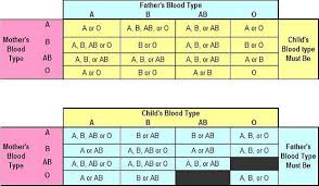 Parents Blood Type Child Chart Bedowntowndaytona Com