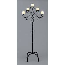 Tall Floor Candelabra Tall Iron Floor 5 Branch Candelabra Home Essentials Http W Floor Candelabra Wrought Iron Candle Holders Floor Standing Candle Holders
