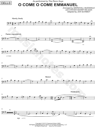 The Piano Guys O Come O Come Emmanuel Sheet Music In E Minor Download Print Cello Music Cello Sheet Music Sheet Music