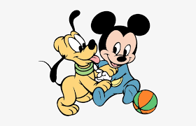 He was created by walt disney and ub iwerks at the walt disney studios in 1928. Baby Pluto And Mickey 511x456 Png Download Pngkit