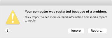 If Your Mac Restarted Because Of A Problem Apple Support