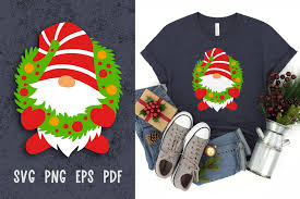 I thought this would look great with gold foil on a black tote. Christmas Gnome Svg File For Cricut Graphic By Greenwolf Art Creative Fabrica