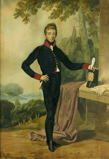 Portrait of an East India Company Officer, 1830 – The Armoury St James's