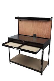 Hyper Tough 46 Inch Easy Assembly Workbench With Led Light Peg Hooks And Drawer Liners Walmart Com Walmart Com
