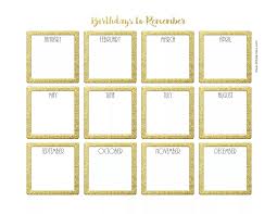 These handy free calendar templates for microsoft office can help you start the year off right. Free Birthday Calendar Template Printable Customizable