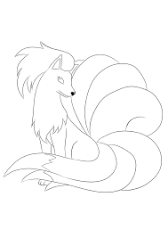 Search through 623,989 free printable colorings at. Ninetales Coloring Pages Coloring Home
