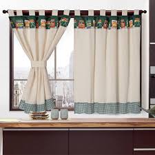 Como decorar una cocina con estilo rustico. Cortina De Cocina Rustica Con Faldon Dcortinas