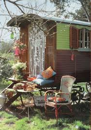 Roulotte Im Freien Outdoor Dekorationen Wohnen Und Garten