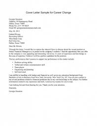 Cover letters are a great way to highlight your skills to an employer, especially if you are changing careers. Change Career Cover Letter Example July 2021