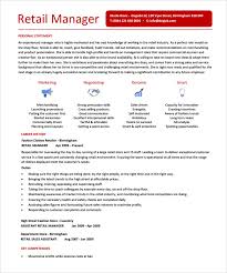 I enjoy working in a sales role and introducing customers to i feel that i have quite a bit of experience in retail and how a store works and what the processes and procedures are for cleaning the store. Free 11 Sample Store Manager Resume Templates In Pdf