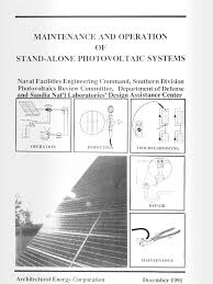 The solar panel puts out 6.6 amps at peak. Solar Power Maintenance And Operation Of Stand Alone Photo Voltaic Systems Photovoltaic System Direct Current