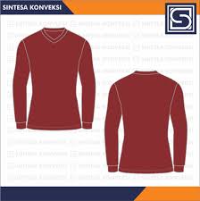 8 Model Kaos Polos Merah Maroon Depan Belakang Pria Dan Wanita