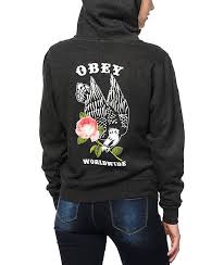 Obey Victory Rose Hoodie Zumiez Rose Hoodie Hoodies Hoodie Zumiez