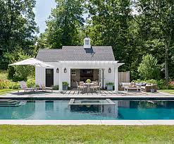 We did not find results for: Cute Pool House For Summer Entertaining Town Country Living Pool House Plans Pool Houses Pool House Ideas Backyards