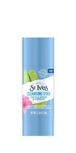 Ives cactus water & hibiscus cleansing stick instantly hydrates & softens skin as you cleanse. St Ives Cleansing Stick Cactus Water Hibiscus 1 59 Oz Amazon Sg Beauty