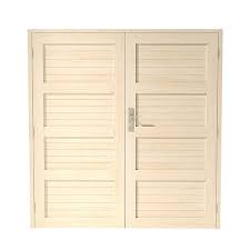 Découper une porte d'abri de jardin: Double Porte Pleine Pour Abri Solna Option 3 Castorama