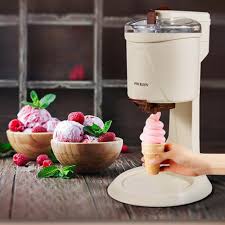 Buy 1000ml فاكهة صغيرة لينة خدمة الآيس كريم آلة للمنزل الكهربائية Diy المطبخ صانع الآيس كريم التلقائي بالكامل للطفل Online In Bahrain 10000047667738