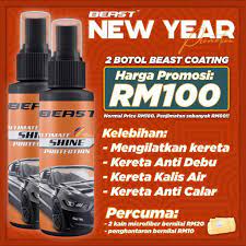 We would like to show you a description here but the site won't allow us. Coating Pengilat Kereta Terbaik Beast Coating Murah Kilat Kalis Air Kalis Debu Anti Calar Shopee Malaysia