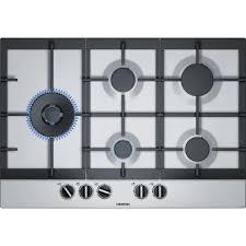 Siemens Ec7a5sb90 Plaque De Cuisson Gaz 5 Foyers 12500w Max L75 X P52cm Revetement Inox Inox Achat Vente Plaque Gaz Cdiscount