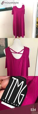 Tmg Ny Strappy Back Cold Shoulder Jersey Dress Clothes Design Fashion Tips Dresses