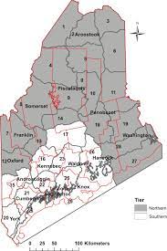 Wildlife management district (wmd) map. A Generalized Additive Model Correlating Blacklegged Ticks With White Tailed Deer Density Temperature And Humidity In Maine Usa 1990 2013