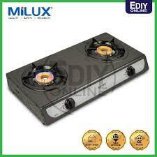 304 stainless steel tebal dua rasa solid semakin double rasa pot dengan kaca penutup panci untuk memasak sup dapur pot. Milux Ys 023 Ys023 Double Burner Gas Cooker Dapur Similar Pensonic Khind Homelux Morgan Isonic Sawana Chelstar Rinnai Shopee Malaysia
