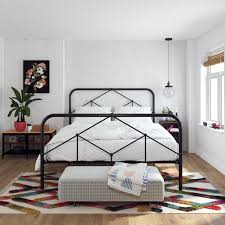 Maybe you would like to learn more about one of these? Novogratz Francis Farmhouse Metal Bed Queen Bed Frame Black Walmart Com Walmart Com
