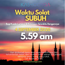Masih belum muat turun applikasi waktu solat malaysia di telefon bimbit anda? Kashoorga Waktu Solat Fardhu Subuh Bagi Kuala Lumpur Dan Facebook