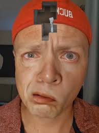 I am Steve #minecraftmovie #blockhead #lavachicken