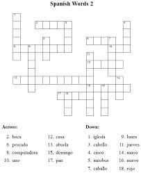 Working with a pencil and paper is one of the most satisfying ways to solve puzzles. Kidprintables Com Crossword Puzzle Spanish Words 2