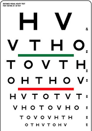 top quality by bexco brand snellen eye visual acuity chart