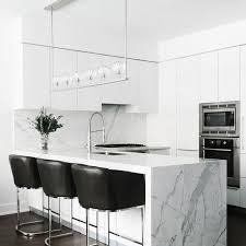 This beautiful contemporary gray and white kitchen offers a large open plan layout with an island big enough to seat three eat in diners. 24 Black And White Kitchen Decor Ideas Images Design
