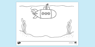 Check spelling or type a new query. Submarine Under The Sea Colouring Sheet Colouring Sheets