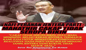Dia sendiri ada pengalaman melihat ustaz 'penunggang agama' yang bercakap tak serupa bikin. Dr Mahathir Cakap Tidak Serupa Bikin Pak Din
