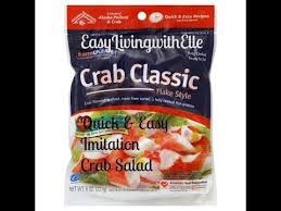Imitation Salade De Crabe De Fruits De Mer Facile Recette Fortitudo Imitation Crab Salad Crab Salad Imitation Crab