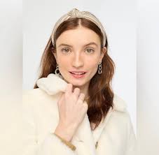 J.Crew Faux-fur coat In Ivory Size 12 NWT