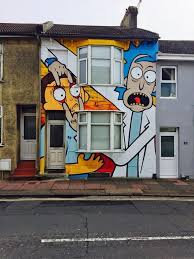 This Rick And Morty House In Brighton England Mildlyinteresting Rick And Morty Morty Street Art