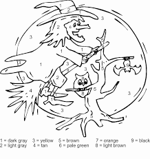 Before printing, you can change the preset colors. Halloween Color By Number Best Coloring Pages For Kids