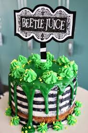Wow, i'm impressed and all you gotta do is say my name three times three times in a row it must be spoken unbroken ready? Beetlejuice Inspired Drip Cake Popcorner Reviews