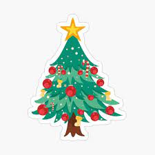 Christmas Tree Sticker By Landofsmile Colorful Christmas Tree Cute Christmas Tree Free Christmas
