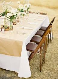 White Table Cloth With Brown Paper Runner Paper Table Runner Wedding Paper Table Runner Table Runners Wedding